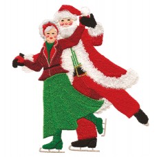 Mr and Mrs Claus Skating